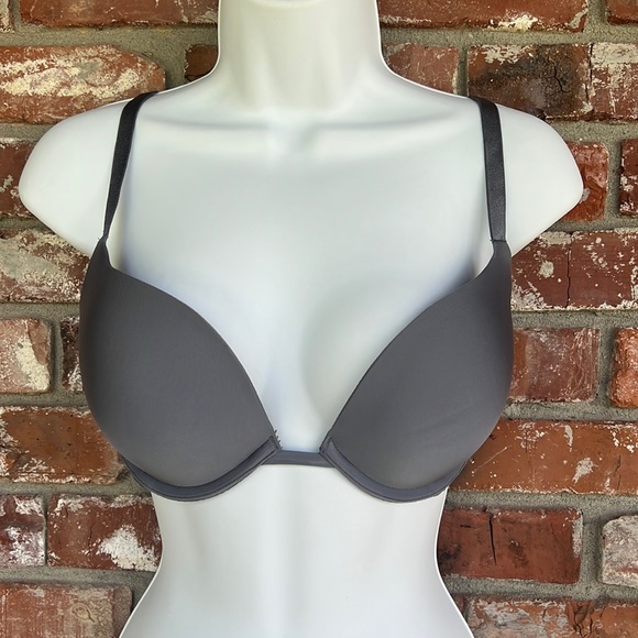 Victoria's Secret Other - Victoria's Secret gray underwire push up bra size 34D